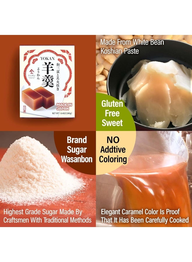YAMASAN Traditional Japanese Yokan Jelly Cake - Image 4